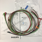 philip CBL পুনঃব্যবহারযোগ্য ECG Leadwires 5 Leadset Snap AAMI ICU M1644A 989803144991